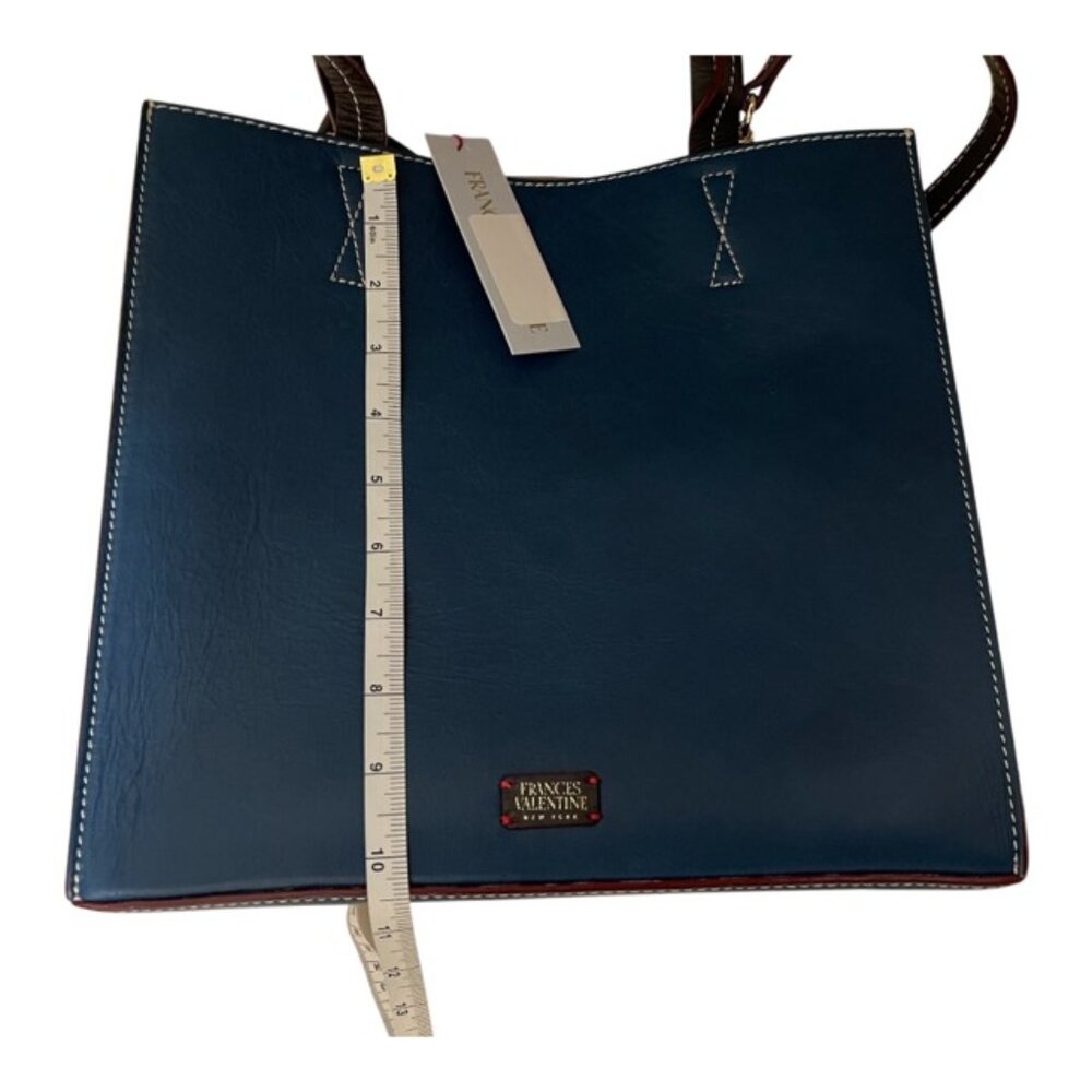 Frances Valentine New York Two Tone Leather Crossbody Handbag Combo NWT - Picture 7 of 8